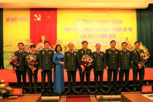 Viện Y học cổ truyền Quân đội có 5 Thầy thuốc nhận danh hiệu Thầy thuốc ưu tú năm 2020